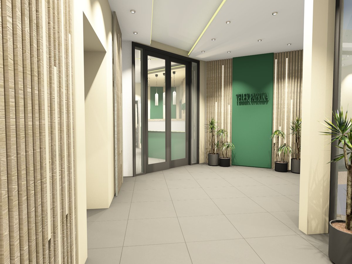 Telek Paprika Office Building - Entrance